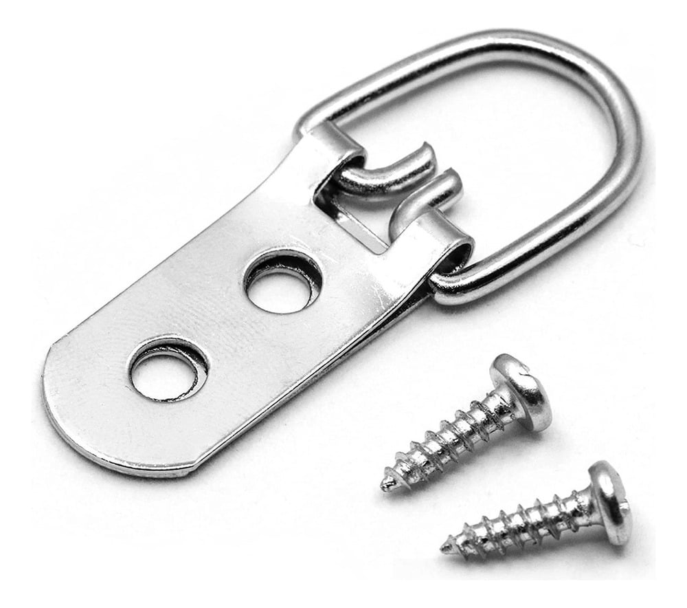 Applicable to 50 Pieces Heavy Duty D-Ring Picture Hangers