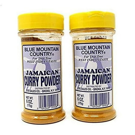 Blue Mountain Country Jamaican Curry Powder, 6 oz (Pack of 2)