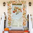 thumbnail image 3 of Topboutique Fall Garland,Fall Decor with Maple Leaves White Pumpkins Berry - 6 ft Artificial Autumn Hanging Vines,Thanksgiving Halloween and Christmas Decorations for Fireplace Mantel Porch Home, 3 of 7
