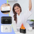 thumbnail image 1 of Xihbxyly Difusor de Aroma de Llama, Efecto de Llama Realista, Intensidad Ajustable, Funcionamiento Ultrasilencioso, Apagado Automático de Seguridad, Relajación y Alivio Del Estrés, Ideal para Yoga En, 1 of 7