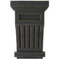 thumbnail image 2 of Ekena Millwork 4 1/4"W x 4 1/4"D x 7"H Fluted Wood Vintage Decor Corbel, Black, 2 of 5
