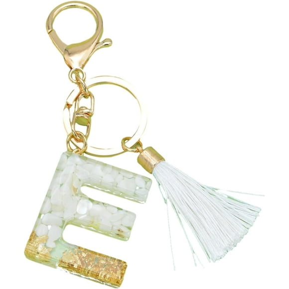 Porte-clés Lettre, 26 Lettres A-Z Décoratif Porte-Clés Lettre, Porte-Clés Nom pour les Femmes Filles Hommes Cadeau Adolescent
