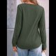 thumbnail image 4 of Blusas de Larga para Mujer, Blusas Elegantes e Informales, Camisetas de Encaje para Negocios, Moda de Otoño 2025. Verde M, 4 of 7