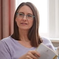 thumbnail image 2 of Always With You ThinOptics Reading Glasses - Ultra Thin and Lightweight Readers with Case - Special Edition Colors - Rectangle Teal 1.0x, 2 of 4