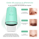 thumbnail image 4 of Limpiador Facial Exfoliación Espátulas Ultrasónico Eléctrico Malubero Azul, 4 of 5