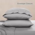 thumbnail image 6 of Bare Home Pillowcase Set - Premium 1800 Collection - Double Brushed - Ultra Soft - Toddler Size, Light Gray, 2 Count, 6 of 7