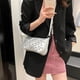 thumbnail image 3 of Bolso Mano Bandolera Hombro Mujer Bowknot PU Cuero Sólido Satchel Monedero, 3 of 9