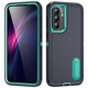 thumbnail image 2 of For Samsung Galaxy A56 5G Case Kickstand Phone Cover PC + Silicone + EVA 3-in-1 Design - Rose + Ligh, 2 of 5