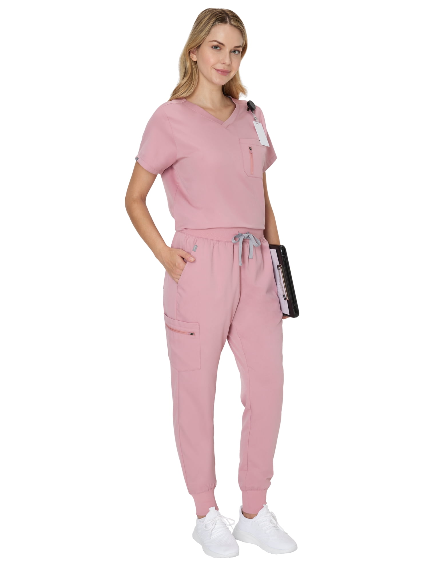 Hanes Women's Scrubs Drawstring Jogger Scrub Pants, Premium, Pockets, Sizes XS - 3XL