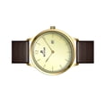 thumbnail image 3 of Westar Profile Leather Strap Light Champagne Dial Quartz 50217GPN122 Men's Watch, 3 of 3