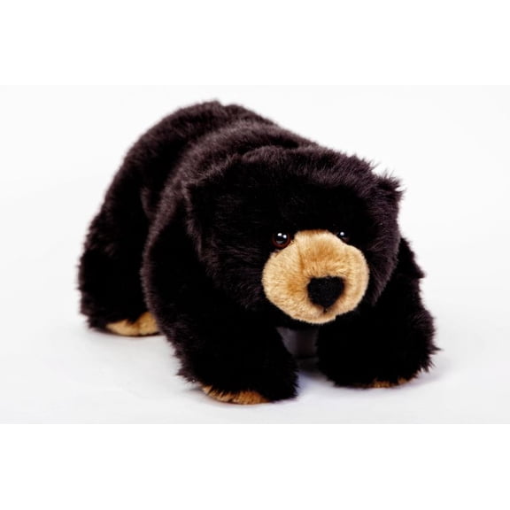 black bear stuffed plush animal - cabin critters north american wildlife collection
