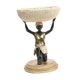 thumbnail image 3 of Portadores de llaves africanos,Figura única de bandeja de hombres africanos para oficina,Llavero decorativo,regalo creativo,Bandeja para guardar joyas - Regalo de inauguración de casa,Estatua, 3 of 8