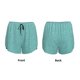 thumbnail image 3 of Balery Teal Green Glitter Pantalones cortos deportivos para mujer con forro y dos bolsillos, elásticos, para entrenamiento, gimnasio, yoga-Medium, 3 of 7