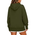 thumbnail image 6 of Hurxie Womens Oversized Hoodies Crewneck Sweatshirts Pullover Sweatshirts with Thumb Hole,Y2k Clothes,Fall Fashion Hooded, 6 of 6