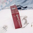 thumbnail image 2 of Female Student Wallet Fashion Buckle Wallet Card Holder Square Handbag（Red）, 2 of 8