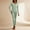 Green, variant on Dianli Thermal Sleepwear Women's Slim Fit Long Thermal Underwear Set Warm German Velvet Base Layer Lightweight Insulated Autumn Nightwear