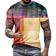 thumbnail image 1 of EGNMCR Chemises à Manches Courtes pour Hommes, T-shirt Col Rond Décontracté d'Été, Mode Décontractée pour Hommes, Impression Numérique 3D, Hauts Décontractés d'Été, 1 of 5