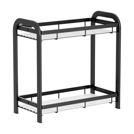 Dvumao Bathroom Accessories  Bathroom Counter Organizer Sink Countertop Tier Storage Shelf Tray For Perfume Makeup Lotion Restroom Vanity Shower Caddy Basket Stand Mom Gifts 13.77x13.77x6.69 in