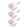 thumbnail image 4 of Plato para salsa de cerámica reutilizable, estilo japonés, para salsa de soja, condimentos y salsas. Pequeño blanco, 4 of 9
