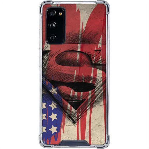 Skinit DC Comics Superman Crest Galaxy S20 FE Clear Case