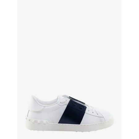 

MAN Leather sneakers with contrasting band