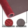 thumbnail image 2 of Goasis Lawn Red Runner Rugs 5'x 10' Indoor Non-Slip Carpet for Hallway Porch Entryway Garage, 2 of 7
