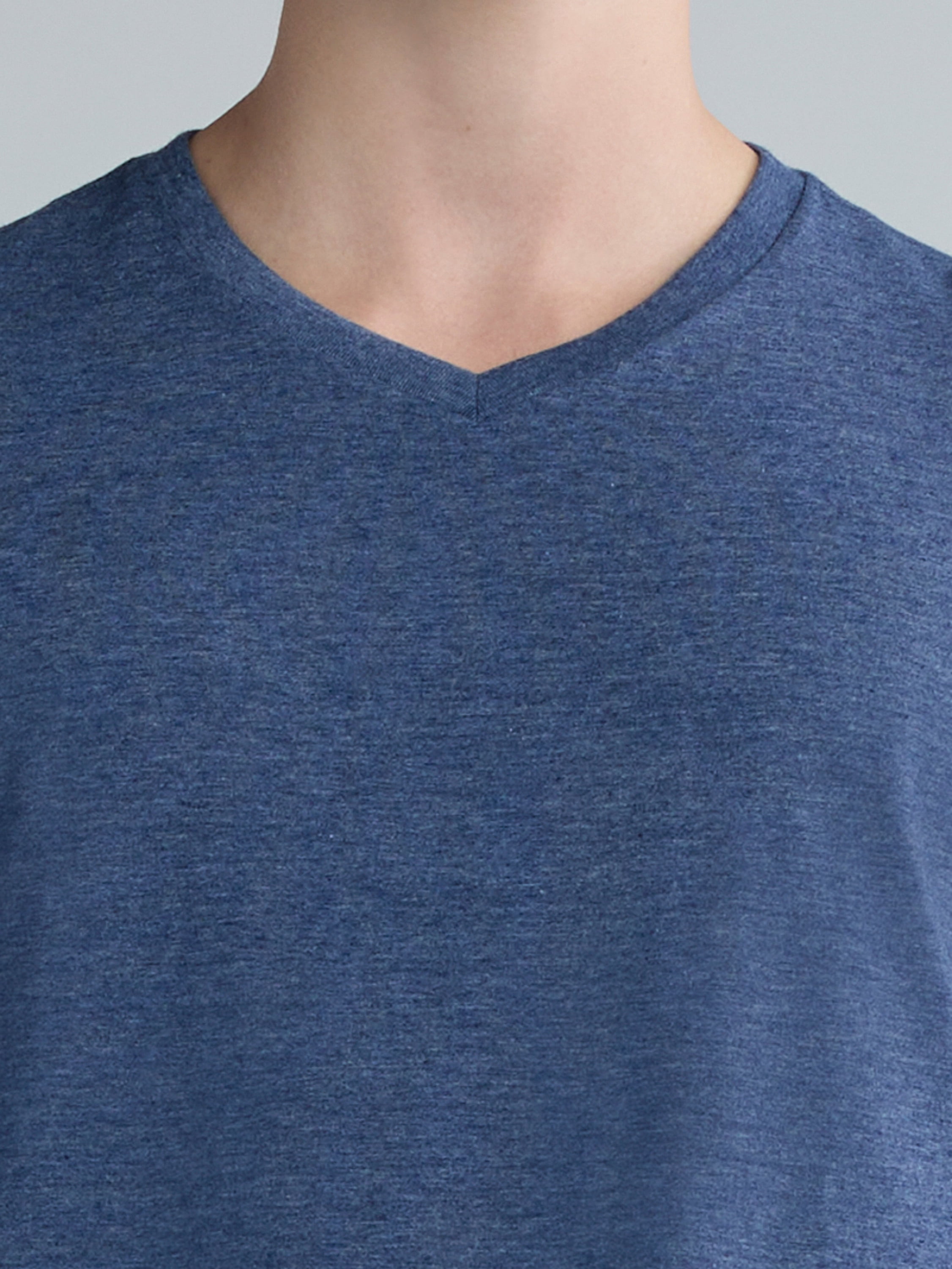 George Men's and Big Men's Lightweight V Neck Tee with Short Sleeves, 3-Pack, Sizes XS-3XL