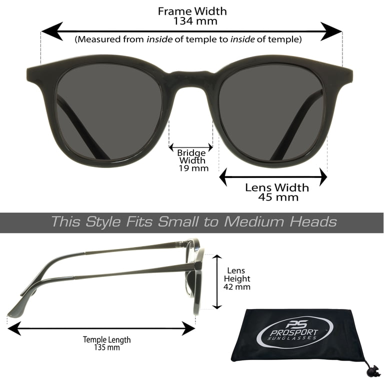 ProSPORT Full Lens Reader Sunglasses - No Line Reading Glasses With UV Protection (Sienna, Medium)