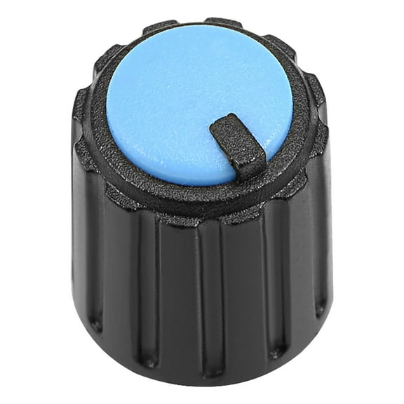 30Pcs 6mm Insert Shaft 10x12mm Plastic Potentiometer Rotary Knob Pots