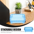 thumbnail image 4 of Yvbu Boîte de Rangement Empilable en Plastique Transparent (6 Unités), 4 of 6