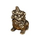 thumbnail image 4 of Figuras de toro de latón macizo, estatuas pequeñas, adornos para el hogar, figuras de animales, regalo de F0A2, 4 of 7