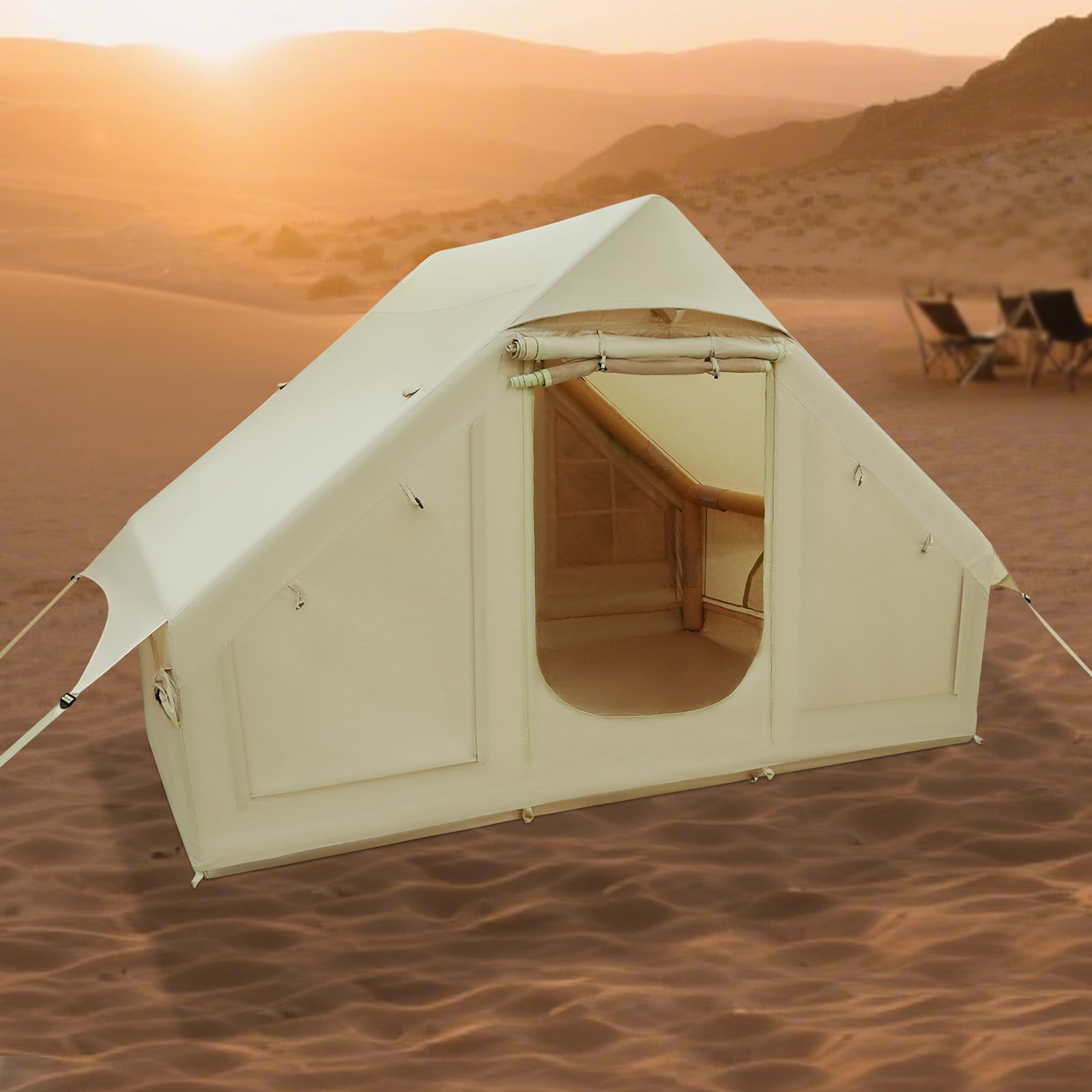 Coleman 6-Person Weathermaster Cabin Camping Tent with Screen Room