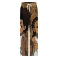 thumbnail image 3 of The Boondocks Women's Comfy Pajama Lounge Pants Casual Loose Bottoms Sleep Pants Yoga Pants L, 3 of 6
