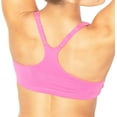 thumbnail image 3 of FRUIT OF THE LOOM Pink Shirred Front Racerback Sports Bra 3-Pack, US 34, NWOT, 3 of 4