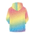 thumbnail image 2 of Uourmeti Rainbow Polka Dot Zip Up Hoodie with Pockets Long Sleeve Lightweight Comfy Casual Outerwear for Girls Teens Size 6-9, 2 of 7