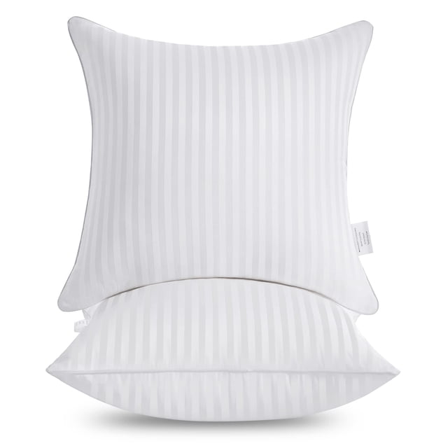 Insertos de almohada Oubonun, 55 x 55 cm, firmes y esponjosos, paquete de 2
