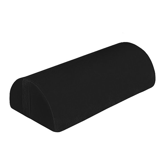 Ergonomic Half Moon Cushion Leg Knee Footrest Under Office Desk, High-Density Foam Support Comfort Foot Stool for Desk Chair Workstation Work From Home