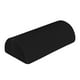 thumbnail image 2 of Reposapiés ergonómico con espuma viscoelástica, cojín semiformado para piernas, reposapiés para rodillas debajo del escritorio (negro), 2 of 9