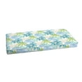 thumbnail image 2 of Sorra Home  Indoor/ Outdoor Blue Multi Floral Bench Cushion 55" to 60" 57 in w x 24 in d, 2 of 5