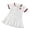 White, variant on SGFCWSX Girls Polo Dress Short Sleeve Cherry Embroidery Pleated Hem Summer Casual School Playwear Party Dress Pink Size 5-6 Years