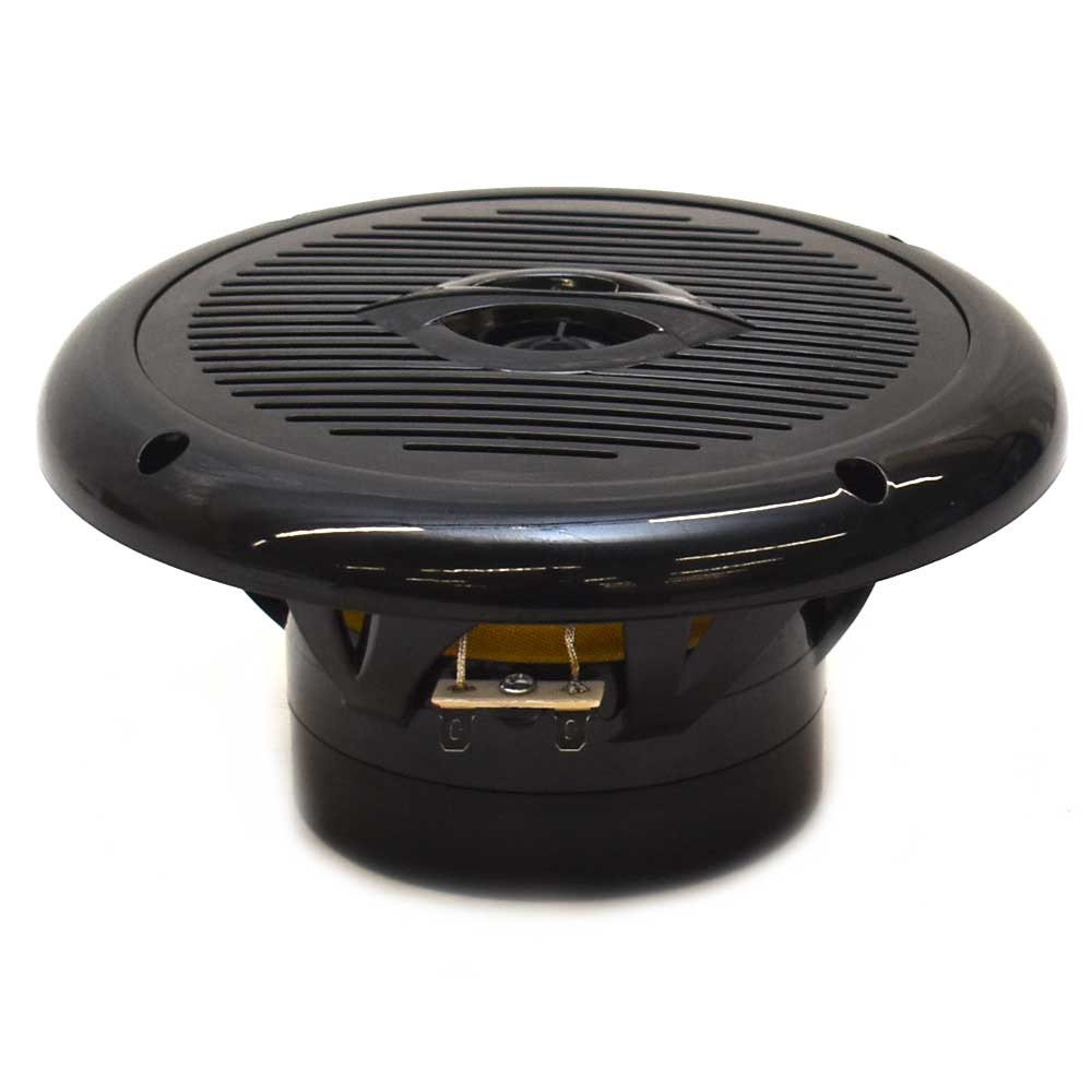 CPS Boat Coaxial Speakers CPS650CXB | 2-Way 80W 6.5 Inch Black (Pair) - image 3 of 4