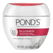 (3 pack) POND’S Rejuveness Face Cream, Anti-Aging Moisturizer with Collagen, AHAs & Vitamin E – 14.1 oz