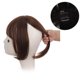 thumbnail image 1 of CANNATELLA 3D Bangs Peluca Sin Costuras Reemplazo Rubia Mujeres Falsas Flecos Clip En Cubierta Pelo Blanco Toupee Natural Aumentar El Volumen Del Cabello Flequillo Recto, 1 of 4