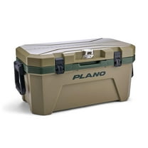 Plano Frost 32 Quart Heavy Duty Cooler w/ Built In Bottle Opener and Dry Basket, Inland Green