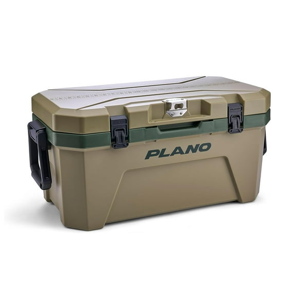 Plano Frost 32 Quart Heavy Duty Cooler w/ Built In Bottle Opener and Dry Basket, Inland Green