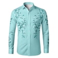 thumbnail image 4 of BOOMNY Toddler Boys Western Cowboy Shirts Long Sleeve Lapel Embroidery Buttons Shirts for Boy Soft Dailywear, 4 of 4