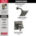 thumbnail image 7 of Delta T17299 Pivotal Monitor 17 Series Dual Function Pressure Balanced Shower Only -, 7 of 7