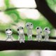 thumbnail image 2 of Bewildely 6 Pieces Specter Miniature Ornaments Luminous Car Decor Alien Room Yard Glowing Statue Landscape Garden Halloween Decoración, 2 of 6
