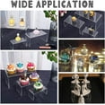 thumbnail image 2 of 5 Sizes Large Display Riser Stands Clear Decorations Shelf Riser Acrylic Showcase Fixtures for Pop Figures Table Decorations Stands Jewelry Candy Display, 2 of 6
