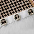 thumbnail image 4 of Feelyou Retro Fashion Plaid Curtains Pack of 2 (42x84 Each) for Women, Hippie Damask Flower Curtains Blackout, Western Aztec Print Bedroom Curtains, Curtains and Drapes Room Decor, 4 of 6